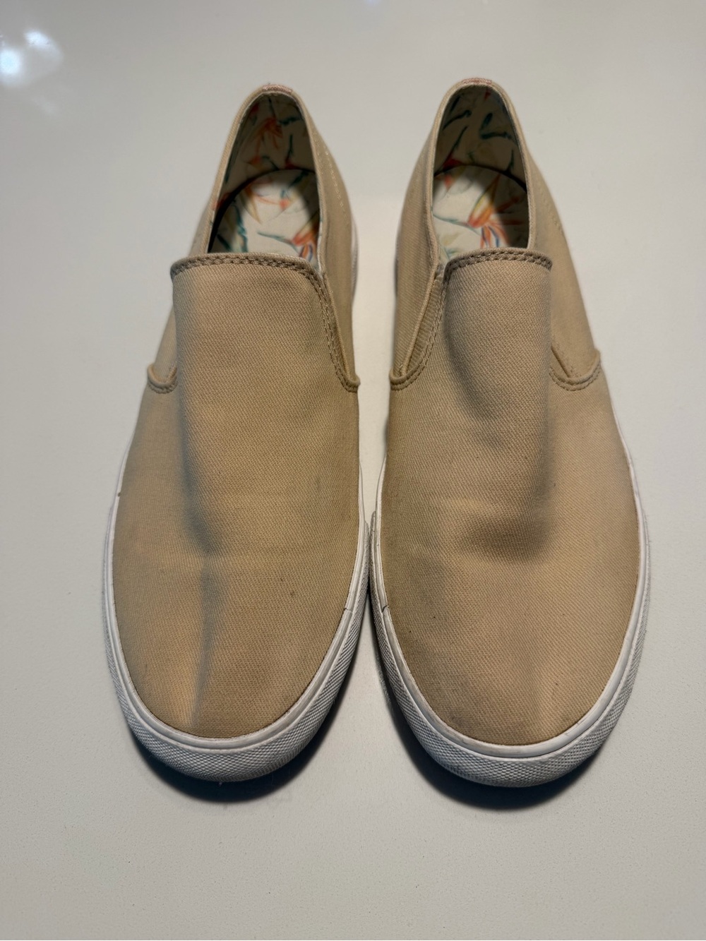 Vionic Groove Slip-On Sneakers in Semolina - Sz 9.5